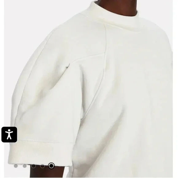 AGOLDE Round Shoulder Cotton Sweatshirt - Picture 3 of 7